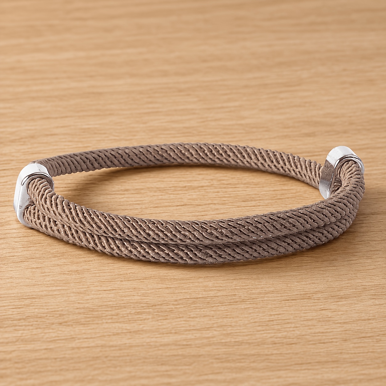 5pc Minimalist Braided Rope Bracelet Set